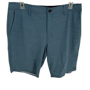 O'Neill Men's Hybrid Short Standard Fit 2-Way Stretch Lightweight Size 36 Blue